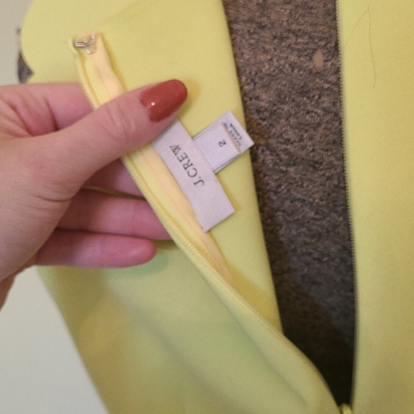 Lime green J Crew shift dress - Picture 3 of 3